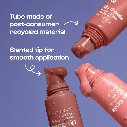 ALLEYOOP Lip Goals Trio, 3-Piece Lip Balm Set - Hydrating & Moisturizing Lip Care for Cracked Lips - Natural Plumping Lip Moisturizer That Smooths, Soothes, & Protects - Vegan