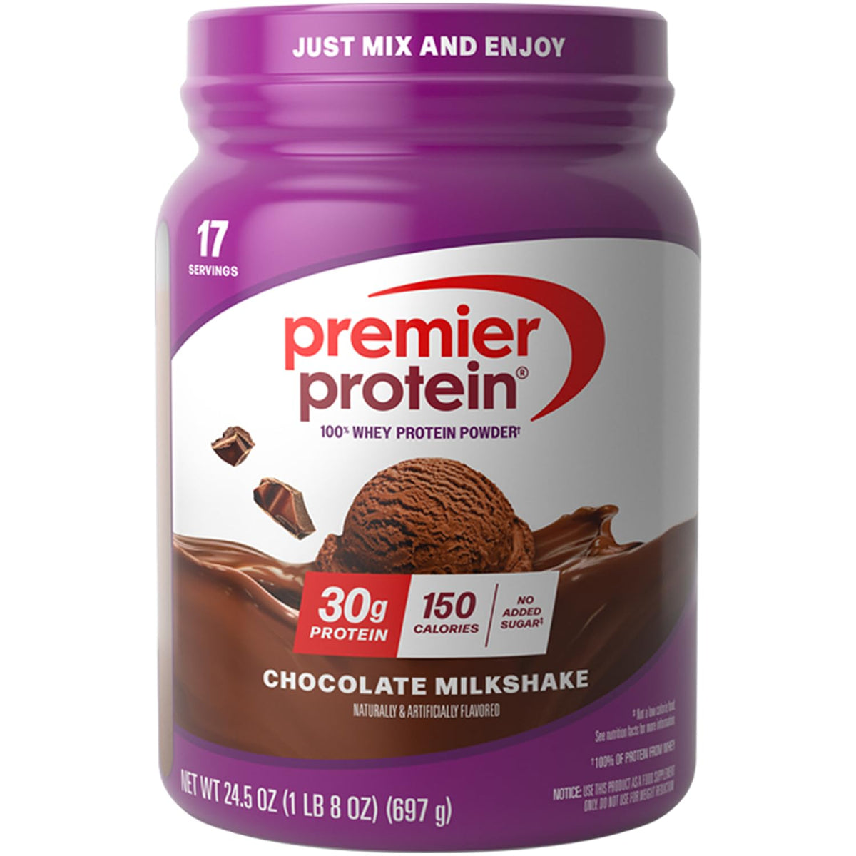 Premier Protein 30g High Protein Powder, 100% Whey, Vanilla, 29 Servings
