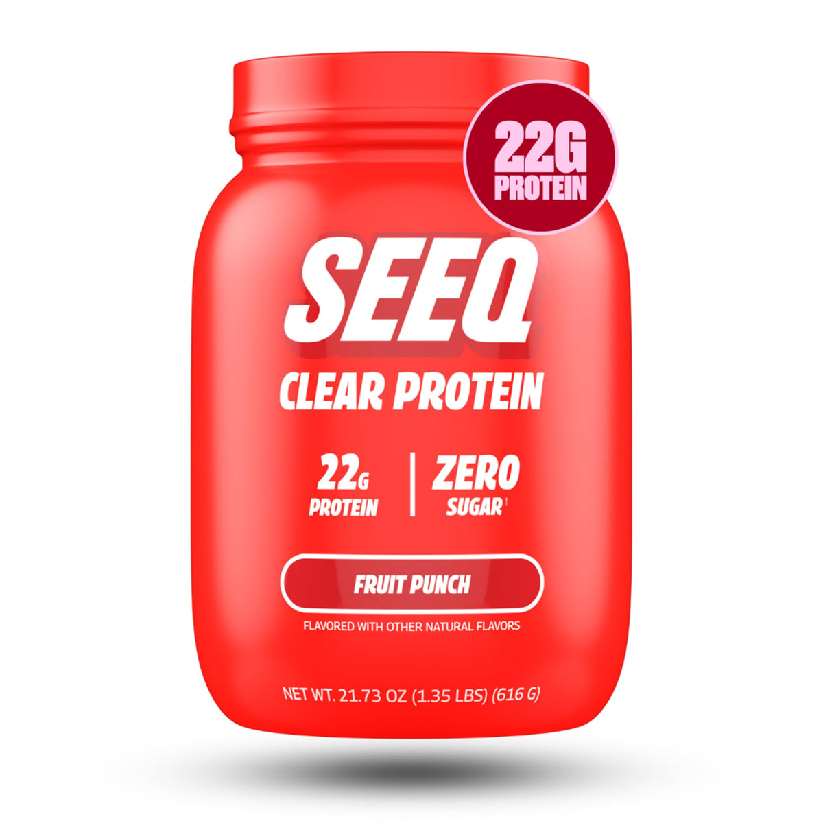 SEEQ Clear Protein Powder - Blue Razz Freeze - 22 Servings - 22g Clear Whey Protein Isolate - Zero Sugar - 0g Lactose - Allergen Friendly - GLP1 Support - Bone Health - Muscle Post Workout Recovery