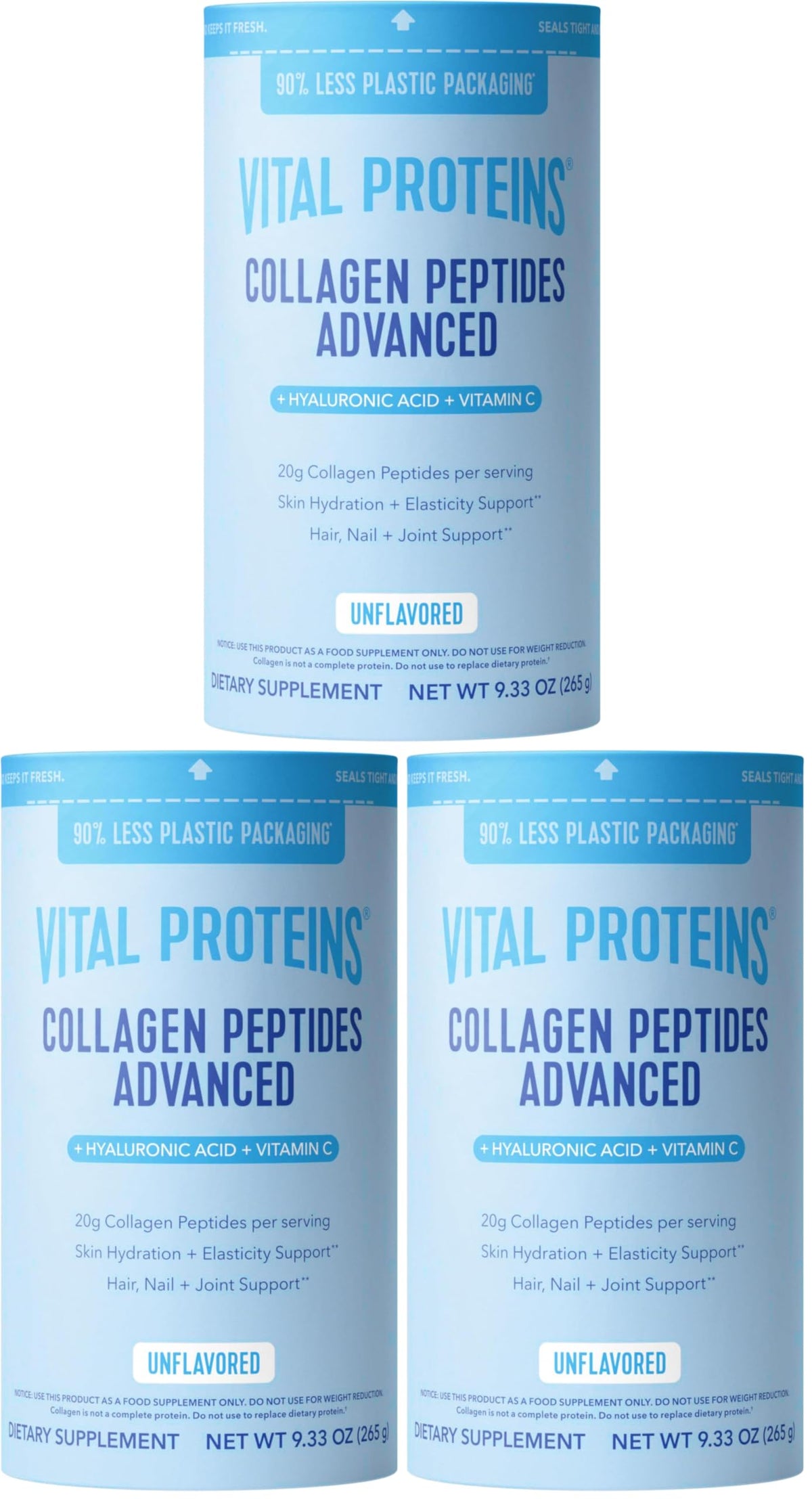 Vital Proteins Collagen Peptides Advanced, Strawberry Lemon, 10.5oz
