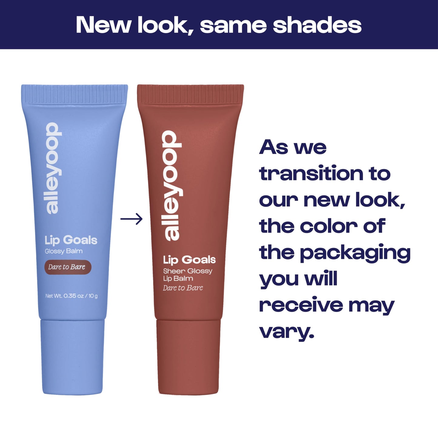 Alleyoop Lip Goals – Moisturizing Lip Balm for Women, Hydrating Lip Care for Dry Lips with Clean Vegan Ingredients, Everyday Treatment for Smooth, Soft, Nourished Lips, Sheer Rosy Brown