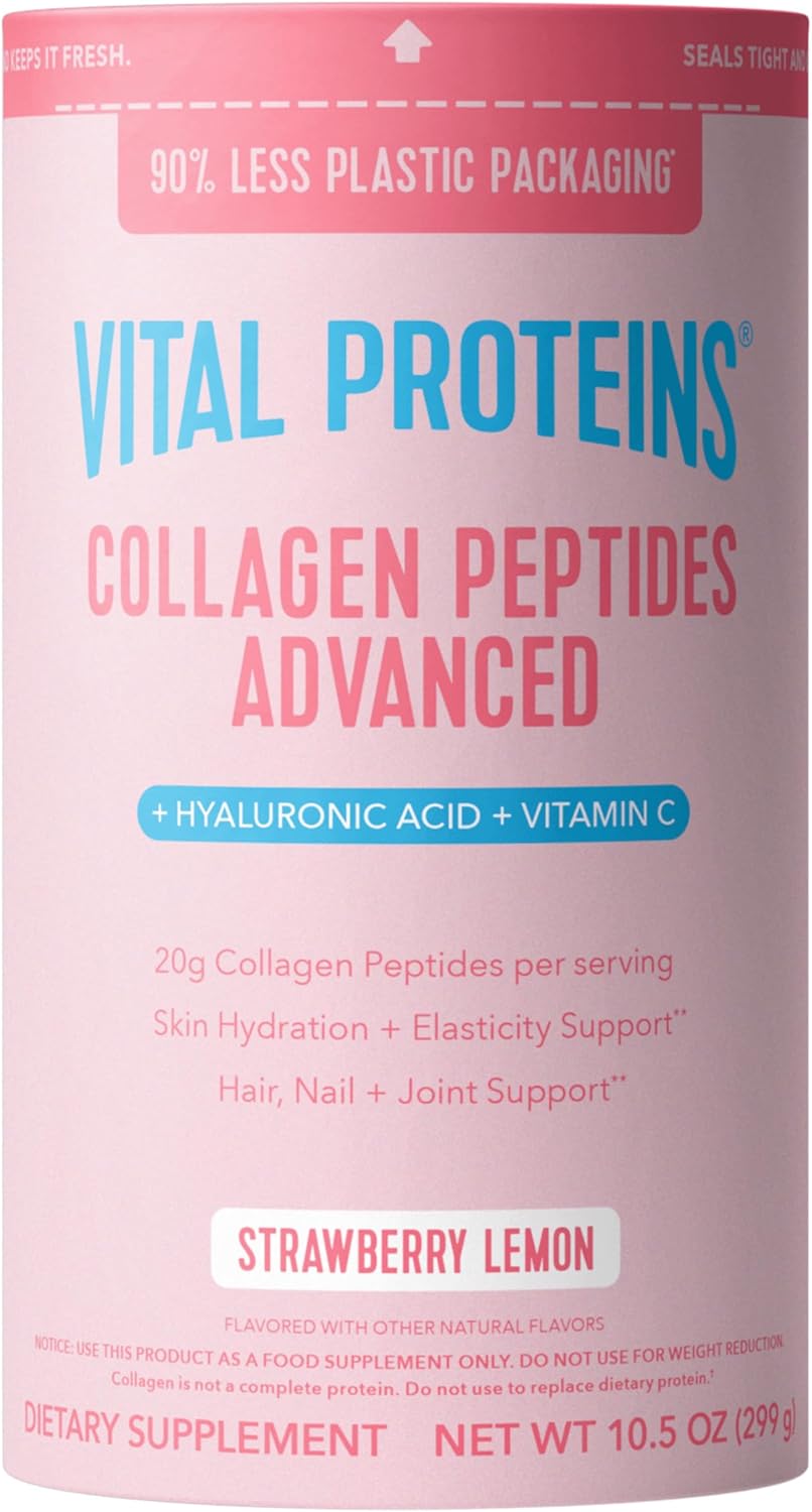 Vital Proteins Collagen Peptides Advanced, Strawberry Lemon, 10.5oz