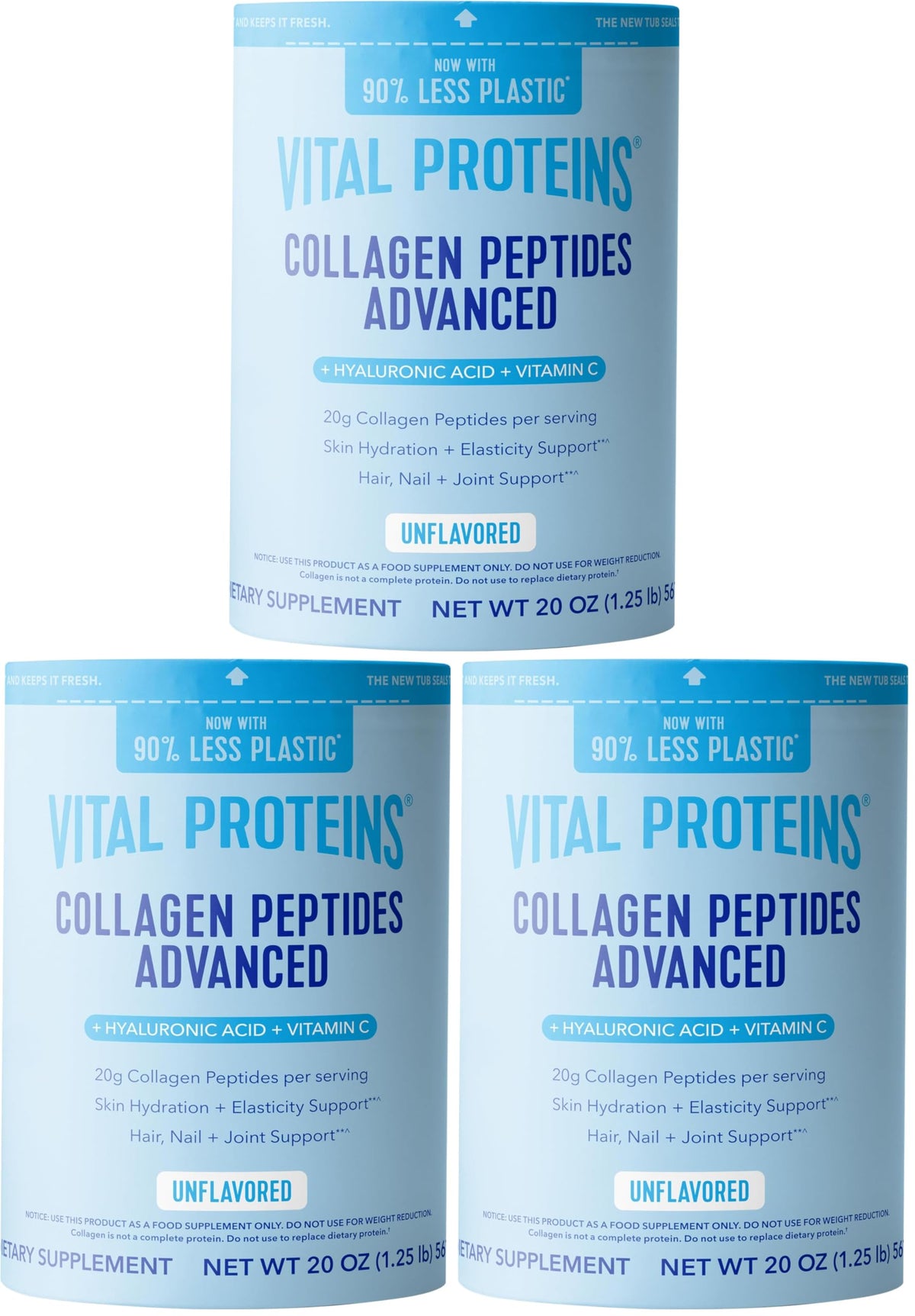 Vital Proteins Collagen Peptides Advanced, Strawberry Lemon, 10.5oz