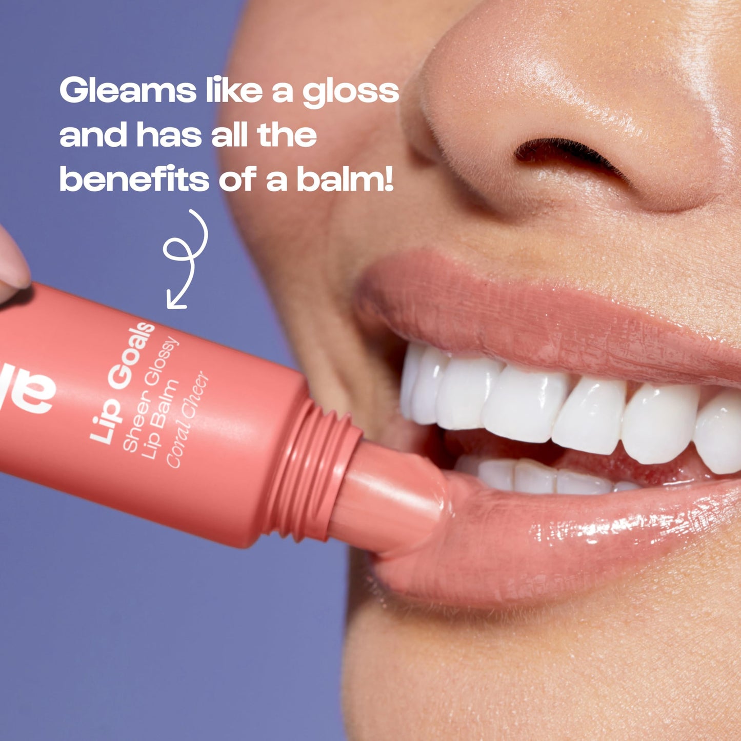 Alleyoop Lip Goals – Moisturizing Lip Balm for Women, Hydrating Lip Care for Dry Lips with Clean Vegan Ingredients, Everyday Treatment for Smooth, Soft, Nourished Lips, Sheer Coral Pink